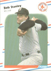 1988 Fleer Baseball Cards      367     Bob Stanley